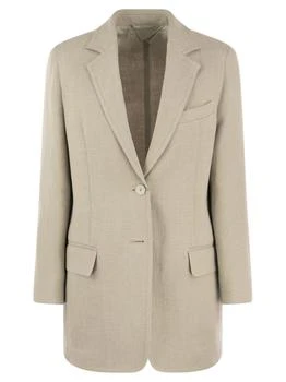 Max Mara | Max Mara Buttoned Long-Sleeved Blazer