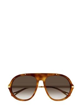 Chloé Eyewear Pilot Frame Sunglasses