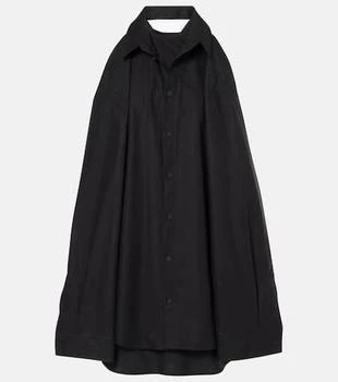 Balenciaga | Suspended cotton shirt dress