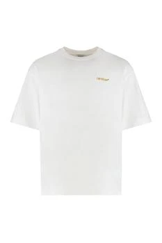 Off-White Off-White Logo Printed Crewneck T-Shirt