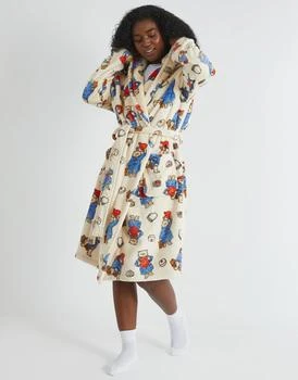 Skinnydip london paddington dressing gown in cream