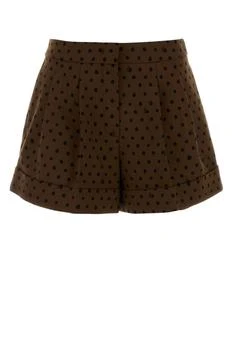 Fendi | Fendi Falena Dots Printed Flared Shorts