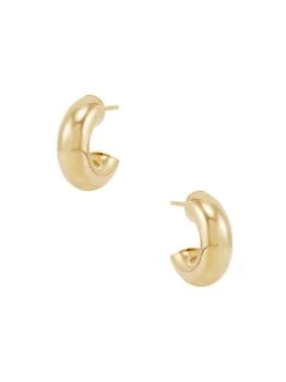 Saks Fifth Avenue | 14K Yellow Gold Tube Earrings