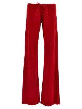 Balenciaga | Balenciaga Distressed Drawstring Velvet Pants