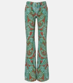 ETRO | Paisley high-rise wide-leg jeans