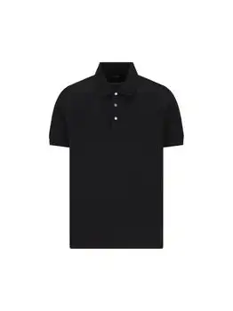 Fendi | Fendi FF Embossed Short Sleeved Polo Shirt