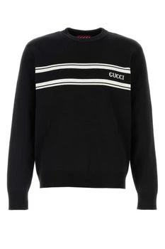 Gucci Logo Intarsia Knit Sweater
