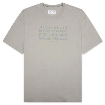 MAISON MARGIELA | Maison Margiela Numbers Motif Printed Crewneck T-Shirt