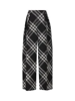 Burberry | Burberry Vintage Check Wide-Leg Trousers
