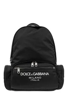 Dolce & Gabbana | Dolce & Gabbana Logo Detailed Zipped Backpack