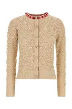 Fendi | Fendi Argyle Motif Openwork Cardigan