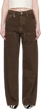 AMIRI | Brown Faded Carpenter Jeans