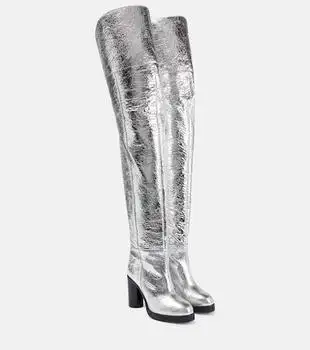 Isabel Marant | Lurna leather over-the-knee boots