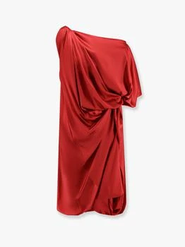 Dries Van Noten | Dalant silk dress with lateral knot