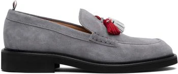 Gray RWB Tassel Loafers