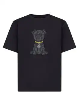 Fendi | Fendi Logo Dog Crewneck T-Shirt