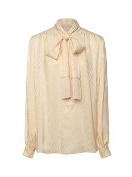 Valentino | Valentino	Bow Detailed Long-Sleeved Blouse