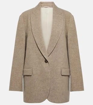 Brunello Cucinelli | Single-breasted yak wool blazer