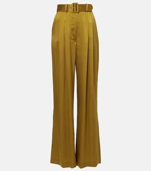 Zimmermann | Silk satin wide-leg pants
