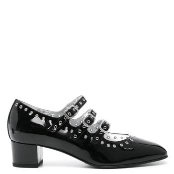 Carel Ladies Black Patent Eyelet Leather Mary Jane