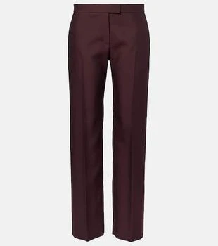 Khaite | Callen wool and silk straight pants