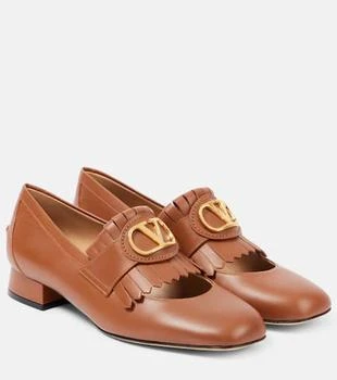 Valentino | VLogo Signature fringed leather flats