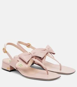 Valentino | Bowow 25 leather thong sandals