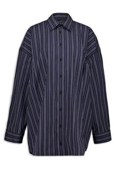 Balenciaga | Balenciaga Striped Shirt Dress