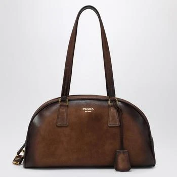 Prada | Medium Cacao Prada Bowling bag