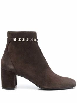 Salvatore Ferragamo | Women's Ghila Suede Ankle Boots In Brown