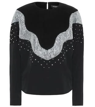 Isabel Marant | Valia embellished wool top