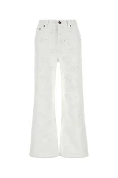 Chloé | Chloé Embroidered Cropped Jeans