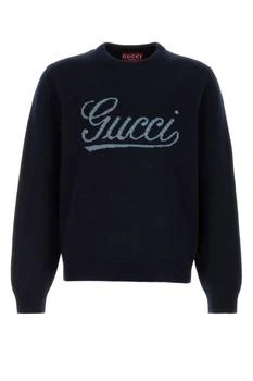 Gucci | Gucci Logo Intarsia Crewneck Knitted Jumper