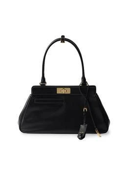 Medium Leather Top Handle Bag