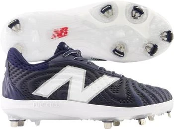 New Balance New Balance Men's FuelCell 4040V7 Low Metal Baseball Cleat Navy/White Wide 15