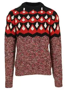 Prada | Prada Intarsia Knitted Jumper