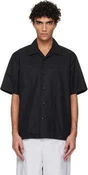 Jil Sander | Black Embroidered Shirt