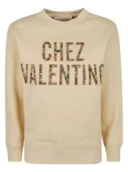 Valentino | Valentino	Logo Embroidered Crewneck Sweatshirt