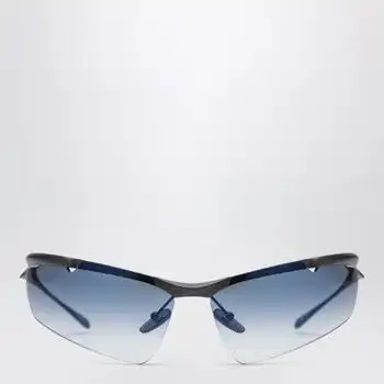 Balenciaga | Cat-Eye Boomerang Mirror Blue sunglasses