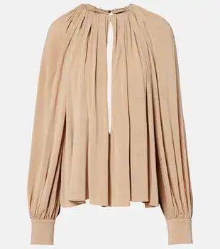 Salvatore Ferragamo | Cutout draped blouse