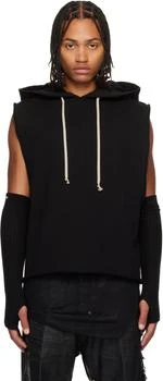 Rick Owens | Black Concordians Tunic Hoodie