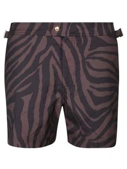 Tom Ford | Tom Ford Zebra Print Swim Shorts