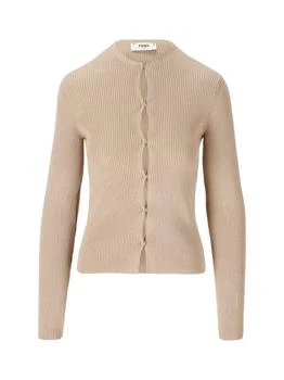 Fendi | Fendi Buttoned Long-Sleeved Cardigan