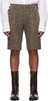 Dries Van Noten | Multicolor Tailored Wool Shorts
