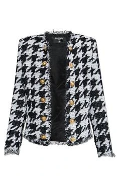 Balmain | Blazer with houndstooth pattern