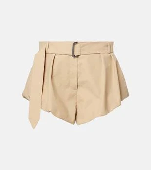 Magda Butrym | High-rise cotton-blend shorts