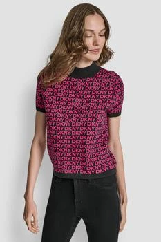 LOGO JACQUARD TOP