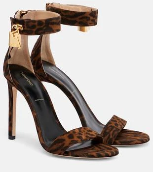Tom Ford | 105 leopard-print leather sandals