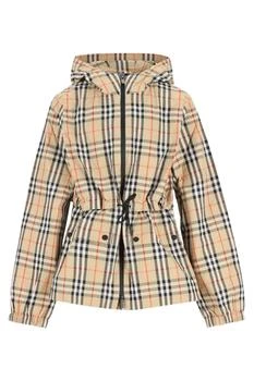 Burberry | Burberry Kids Checked Hooded Jacket