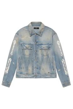 AMIRI | Amiri Studded Distressed Denim Jacket